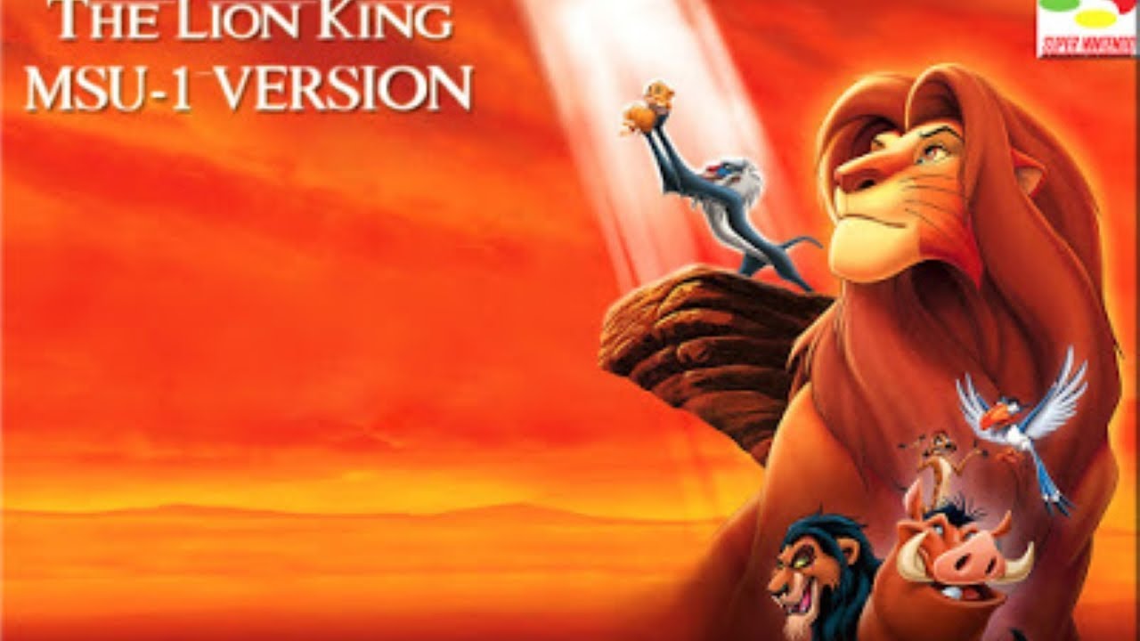 SNES  - The Lion King MSU-1(Músicas do filme em português)