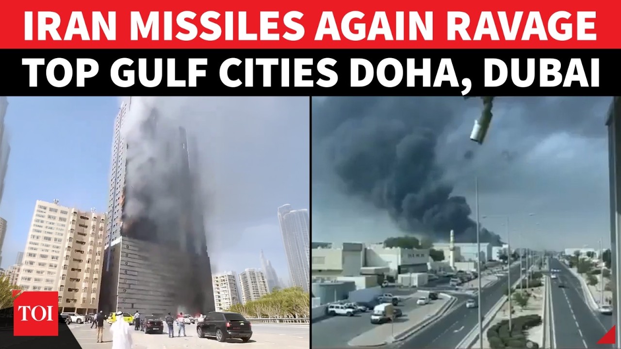 'CIA FACILITY, ARMY BASE BOMBARDED': Iran Launches Another Strike Hitting Doha, Dubai Cities