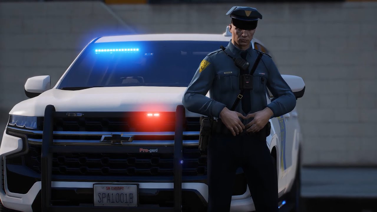 Patrol with the New Jersey State Police in Fivem.