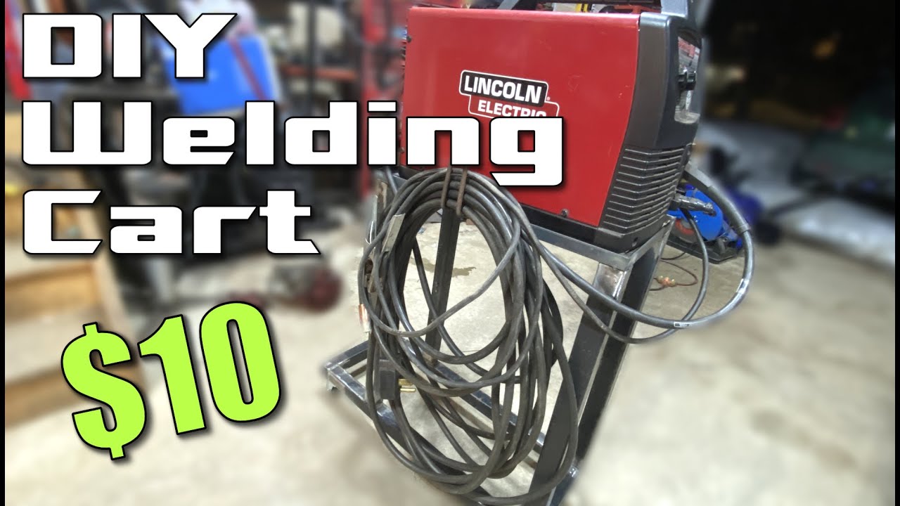 Making A Welding Cart For $10 And Some Scrap Steel