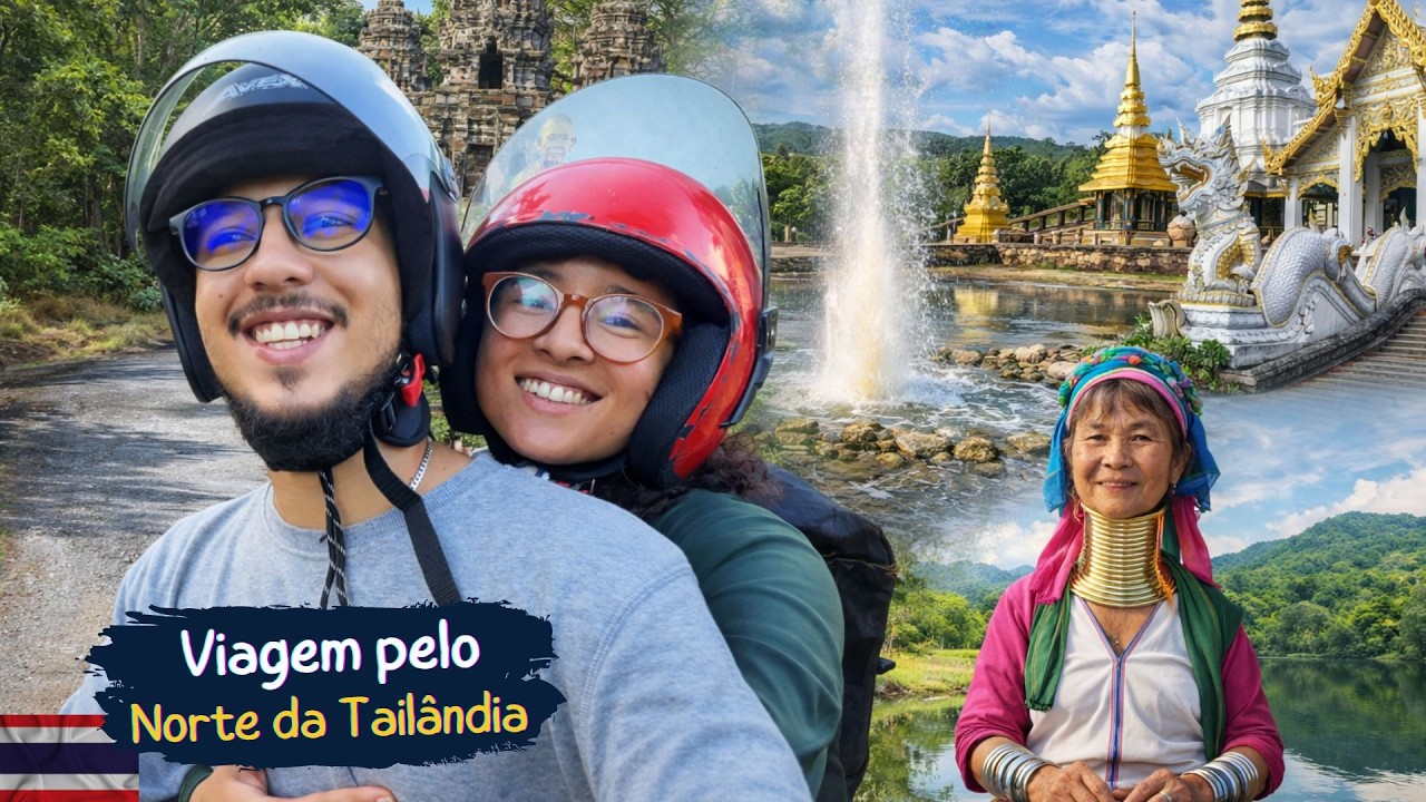 Viagem pelo norte da Tailândia: vila das mulheres girafas, hot springs e templos