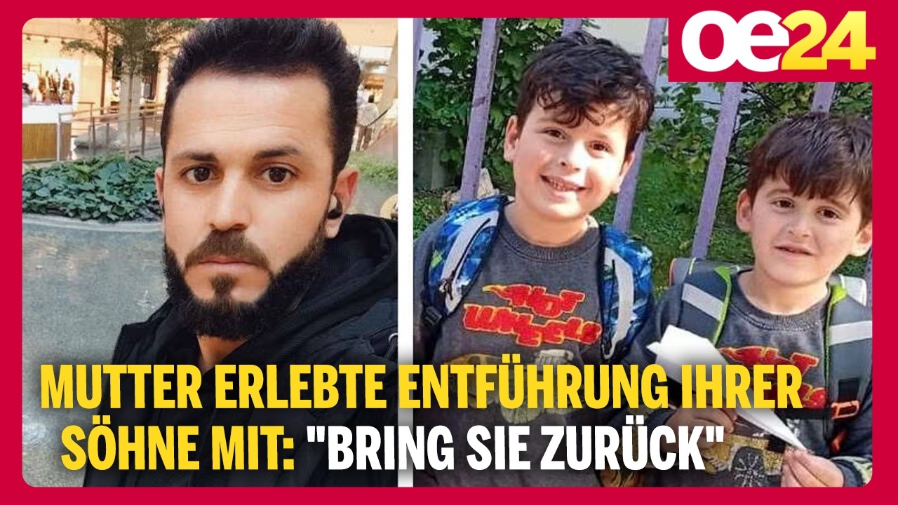 Mutter erlebte Entf&uuml;hrung ihrer S&ouml;hne hautnah mit: 
