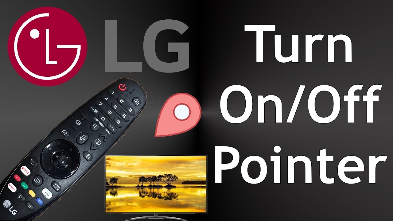 Пульт дистанционного управления LG TV Magic Remote для включения/выключения указателя Smart TV