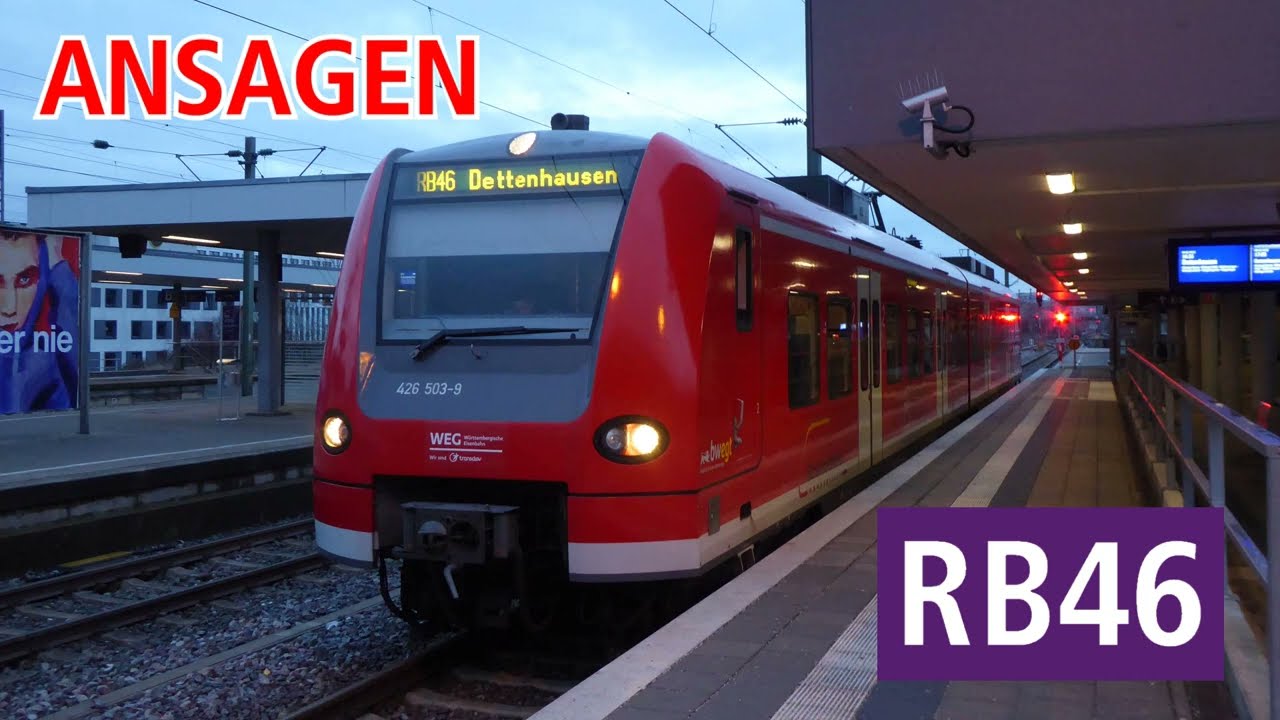 [WEG] Ansagen aus der RB46 