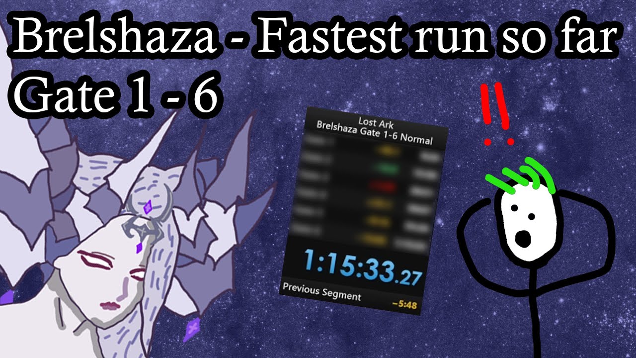 Brelshaza Gate 1-6 🟣 Our Fastest Clear so far ⚡Speedrun ‼