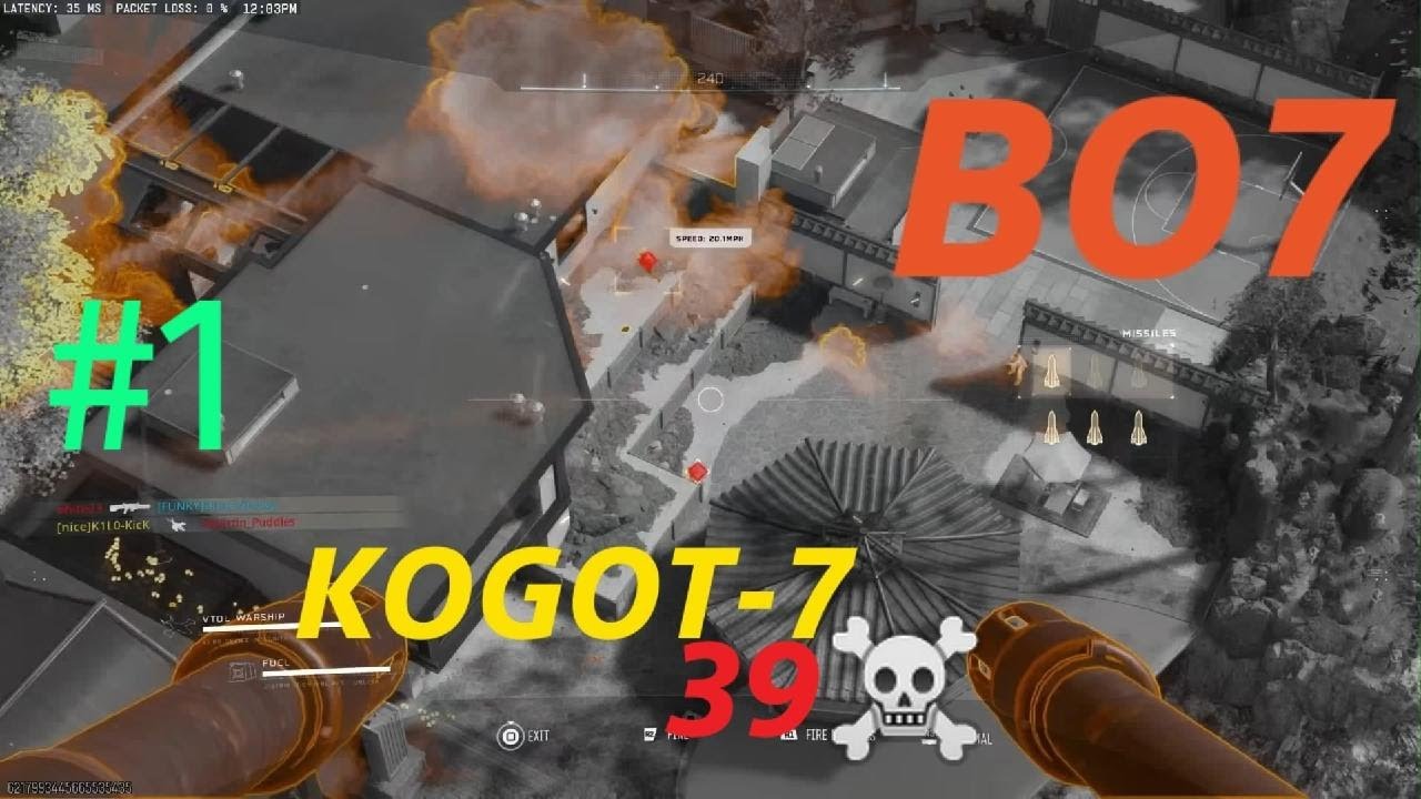 Call of Duty BO7- KOGOT-7 gameplay on RAID (No Commentary)