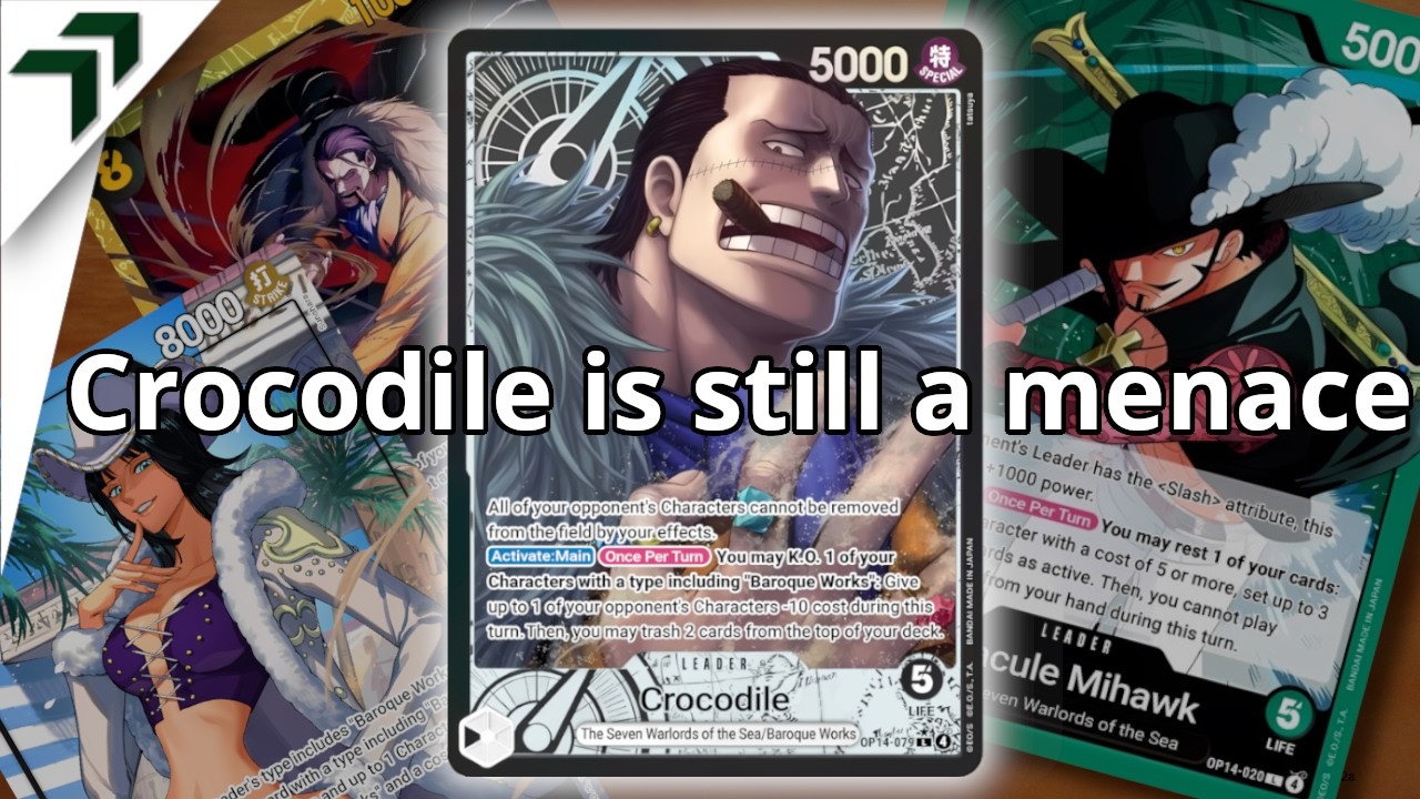 OPTCG | OP17 Crocodile Ranked Gameplay (Crocodile vs G Mihawk)