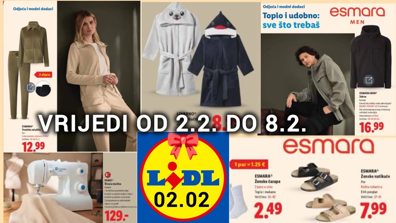 ✨ LIDL Lidlova Promocija Vrijedi od 2.2. - 8.2 ✨ Kuhinja - Tekstil - Dekoracija 