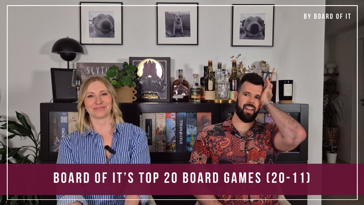 Board Of It's Top 20 Board Games (20-11 as of 2025)