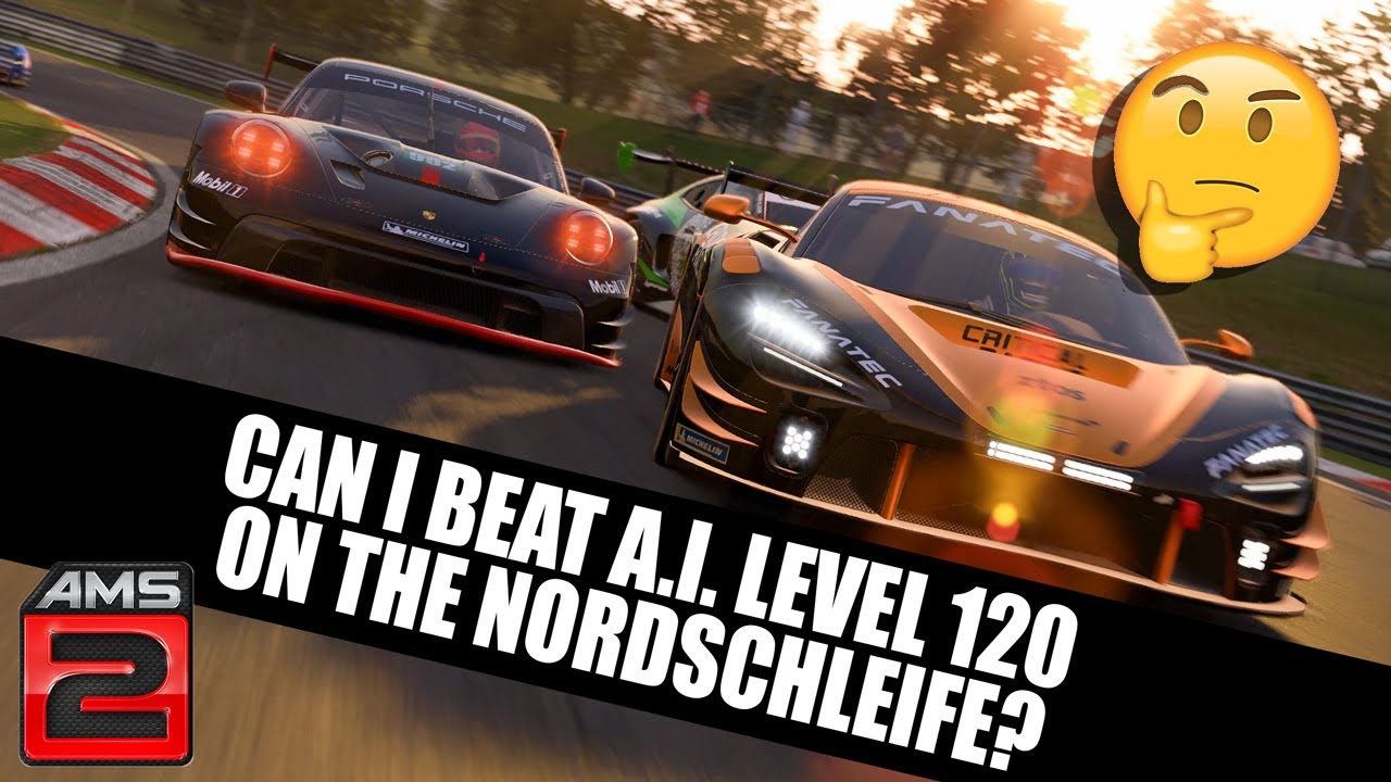 Automobilista 2 Nordschleife GT3 Hard Race Against 120 A.I. Cinematic Footage 📽️🎬