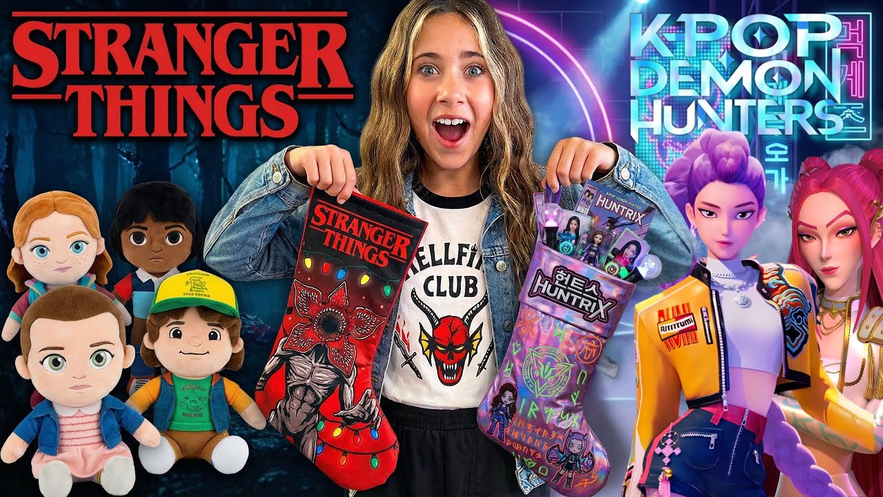 GIADA APRE TUTTE LE CALZE DELLA BEFANA DI STRANGER THINGS CON MAMMA NADIA!