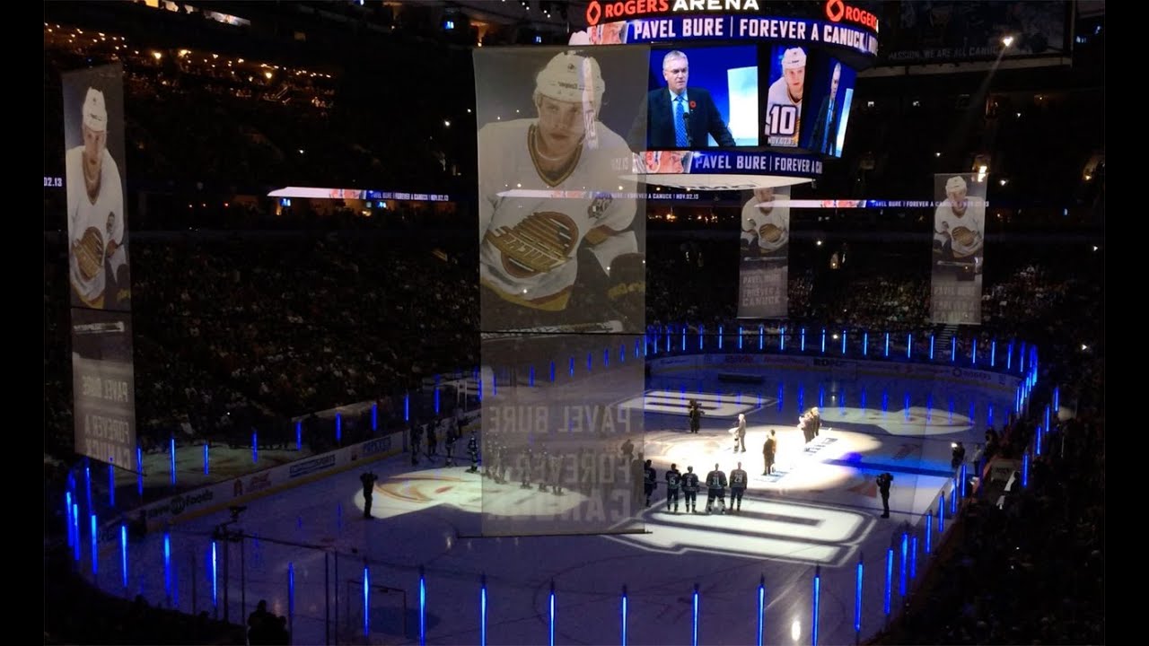 Vancouver Canucks 2013 Intro, Pavel Bure Jersey Retirement Ceremony - Home Game #7 [11/02/2013]