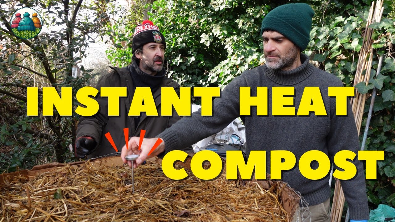 КАК СДЕЛАТЬ КОМПОСТИРОВУЮ КУЧУ, ИСПОЛЬЗУЯ ВСЕГО 2 ИНГРЕДИЕНТА!