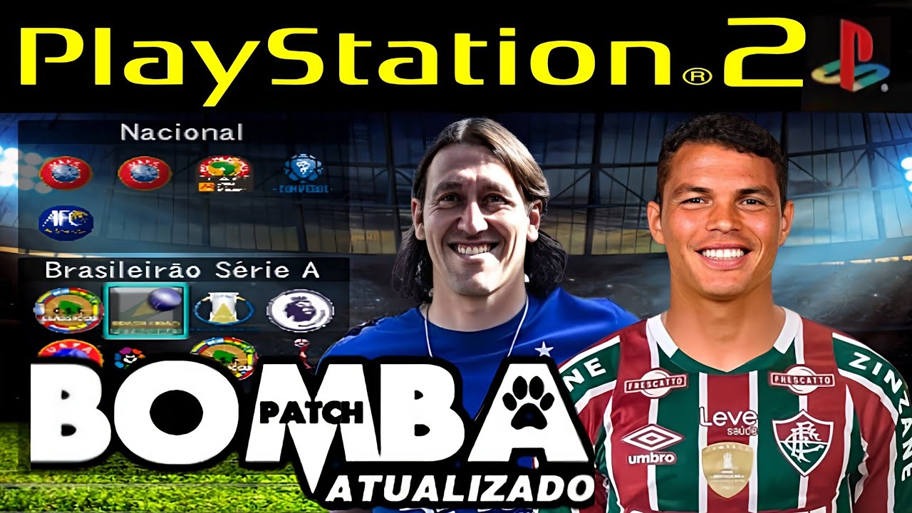 BOMBA PATCH 2024 PS2 ISO SUPER ATUALIZADO DOWNLOAD