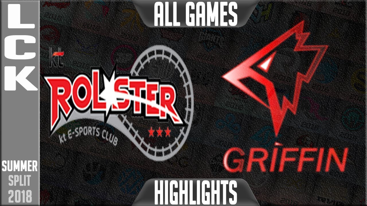 KT vs GRF Highlights ALL GAMES | LCK Summer 2018 Week 3 Day 3 | KT Rolster vs Griffin Highlights