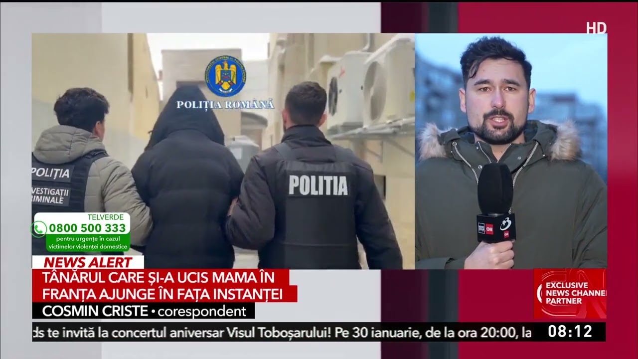 Tânărul care și-a ucis mama în Franța ajunge în fața instanței