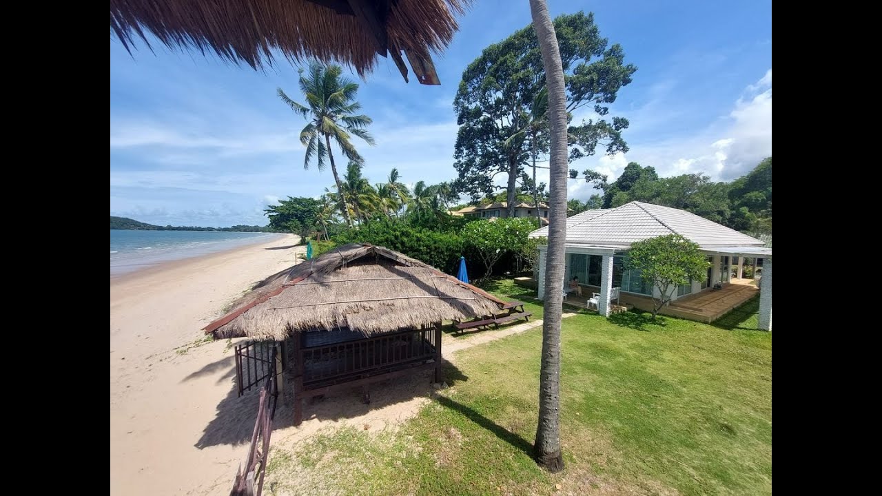 บ้านพักติดทะเลระยอง CR 3ห้องนอน หาดส่วนตัวไม่มีถนนกั้น มีไม่กี่หลัง