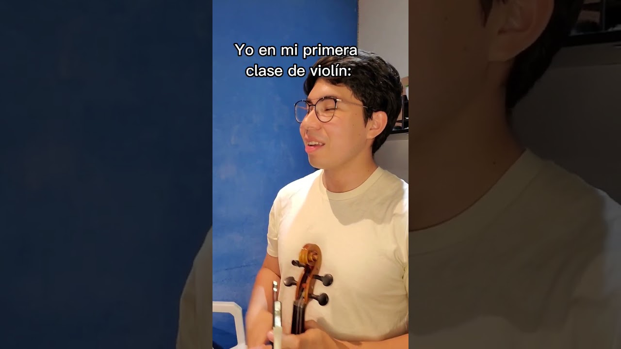 Mi primera clase de violin 🎻💀