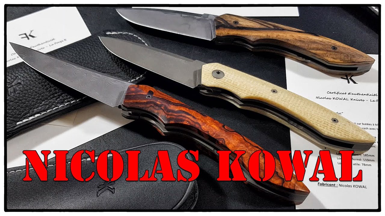 Nicolas KOWAL Knives La Forge K Neuer Custom Messermacher aus Frankreich bei Tools For Gents (EKS23)