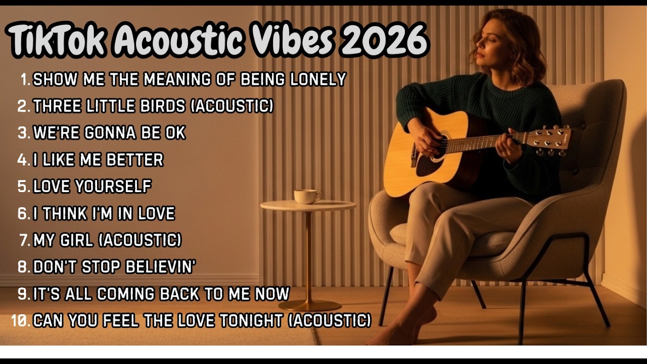 Soft Acoustic for Heavy Feelings 💔🎧 | Spotify & TikTok Acoustic Cover - Green Day, Benson Boone