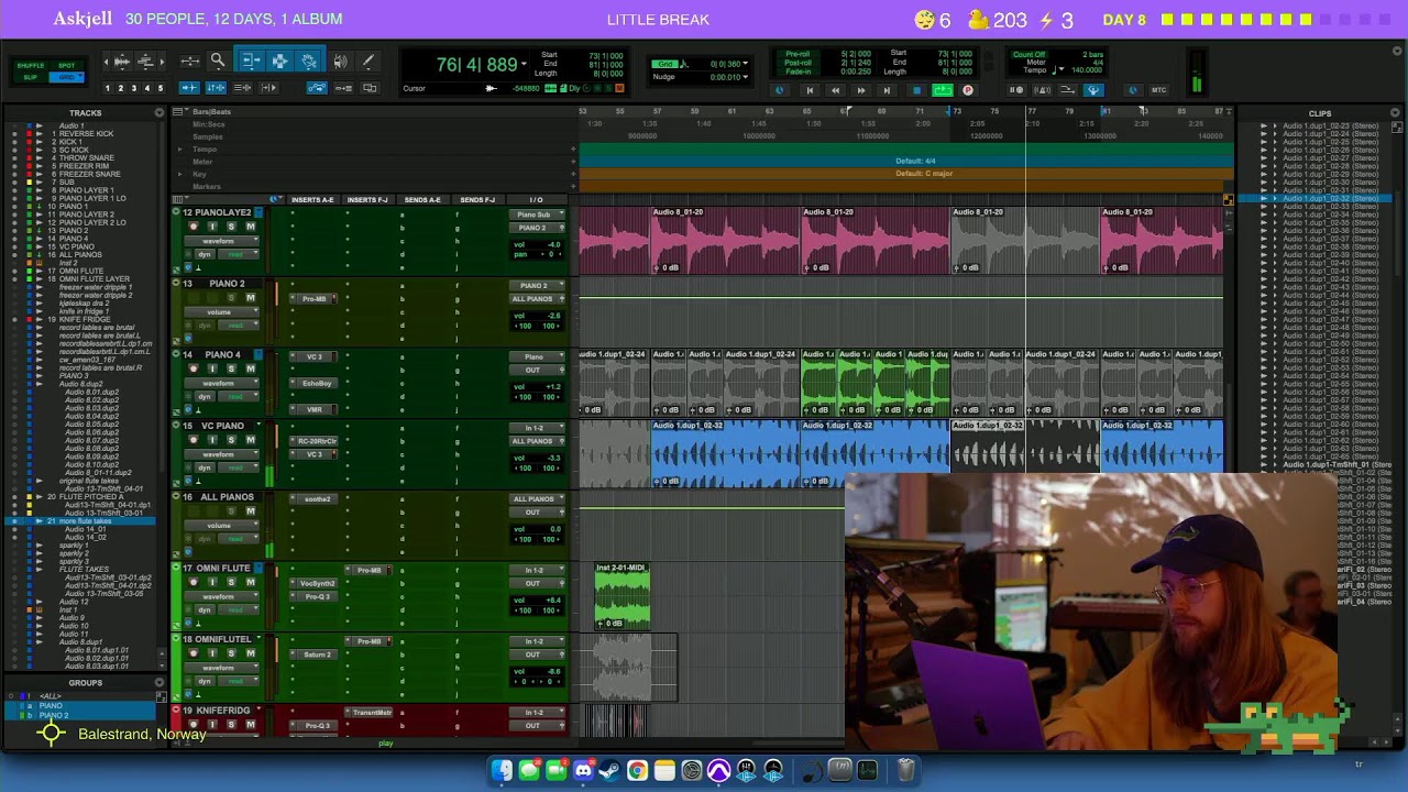 Making an album in 12 days! 24/7  - DAY EIGHT
