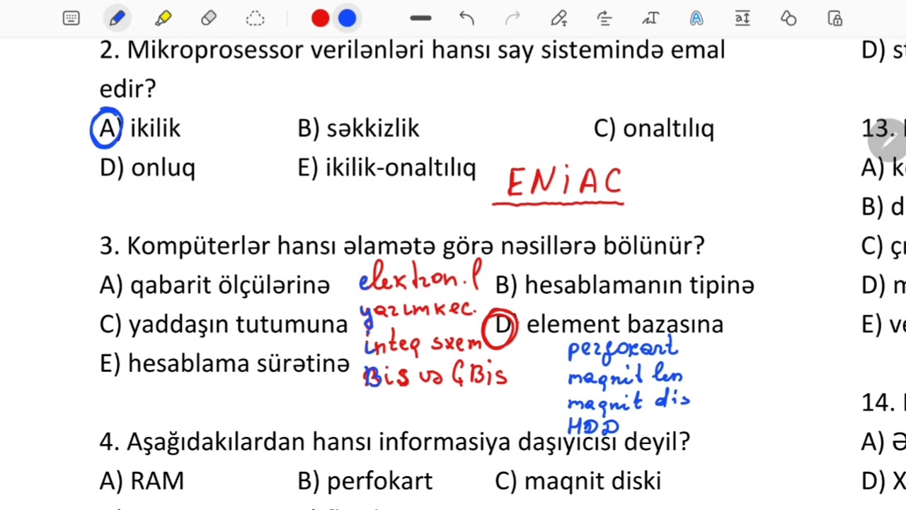 İnformatika | Mövzu 2 | Qurğular