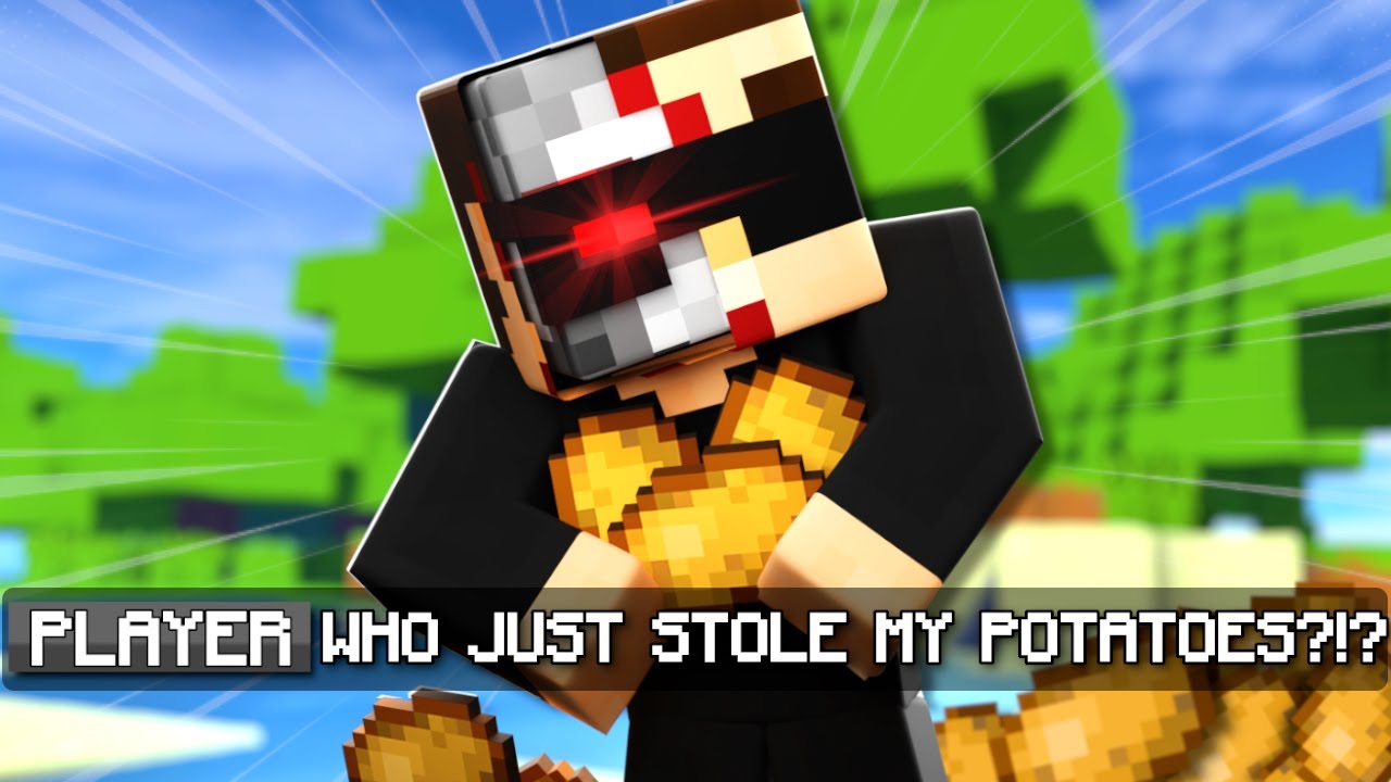 I'M A POTATO THIEF IN THE NEW MINECRAFT SERVER!