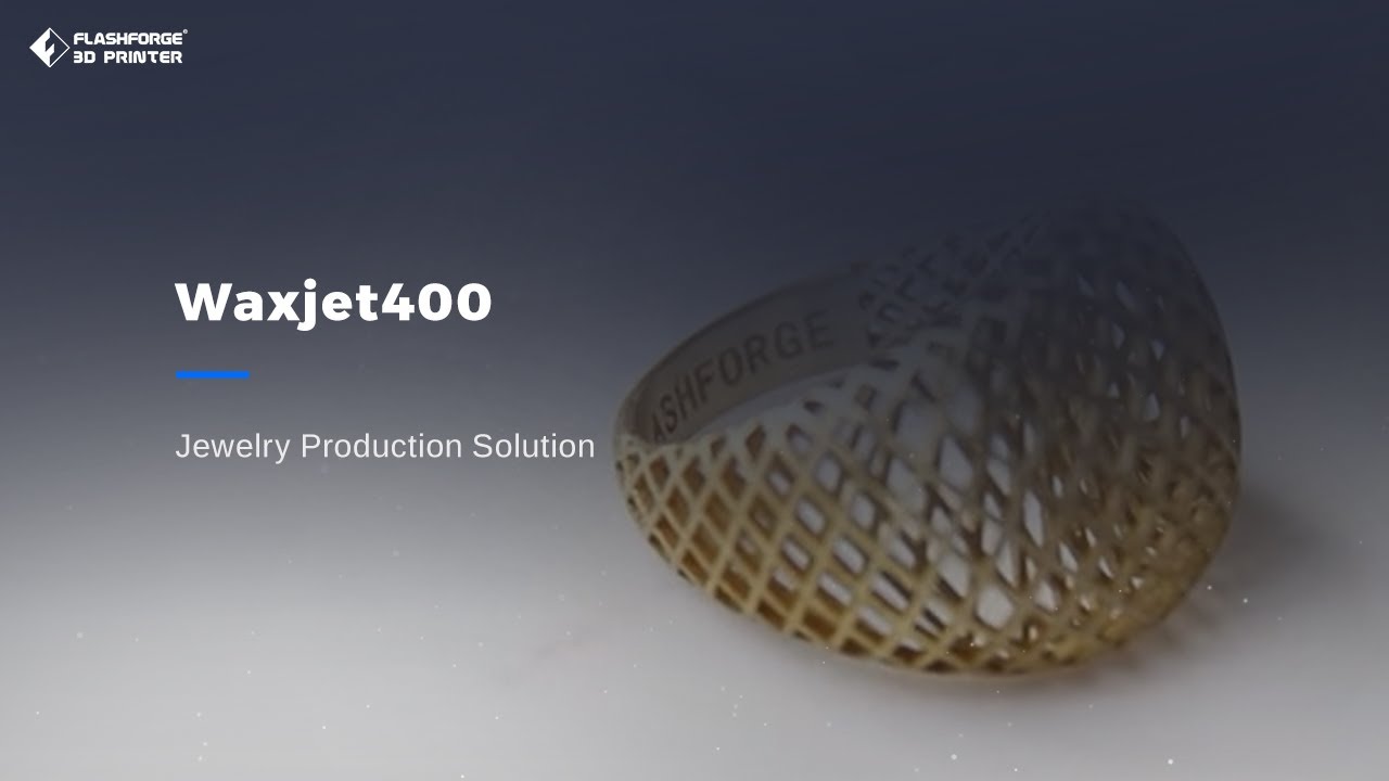 Flashforge WaxJet400: Jewelry Digital Production Solution