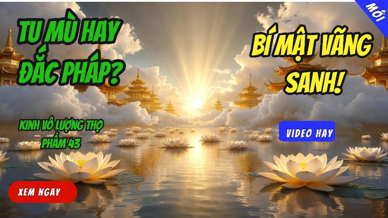 Sự Thật Về Tu Mù: Bí Mật Để Tâm Đứng Lặng Và Vãng Sanh Thượng Phẩm