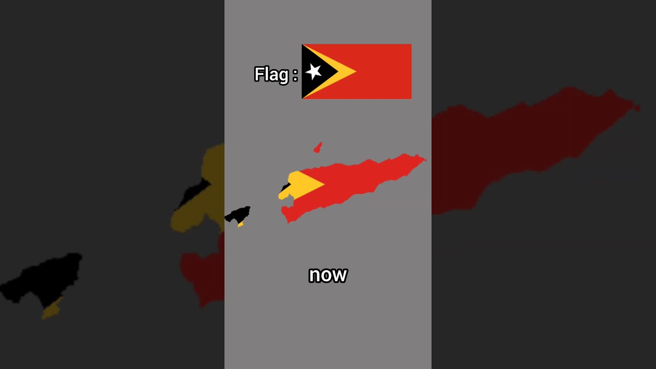 Evolution of East Timor 🇹🇱🗿 #flags #country #meme #historical #history #map #geography