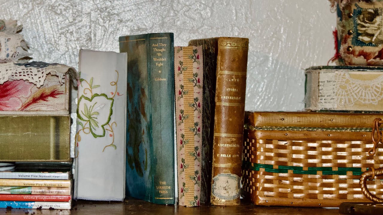 Working on book 3 in the series -Making journals from different substrates