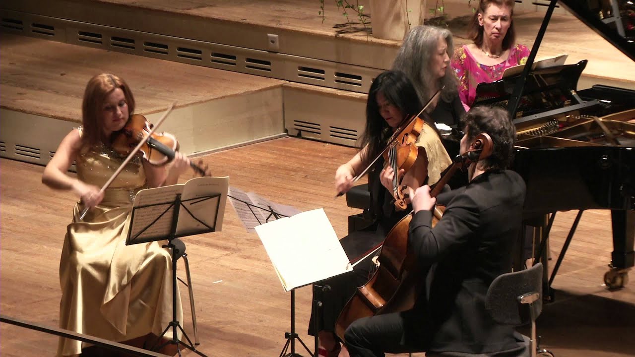Martha Argerich, Maria Solozobova, Lyda Chen, Antoine Lederlin