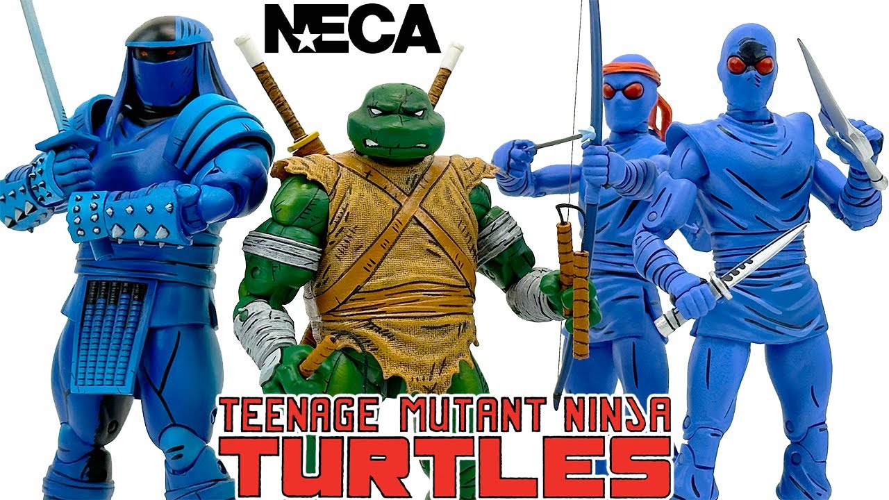 NECA TMNT Mirage Comics Foot Ninja, Foot Enforcer & The Wanderer!