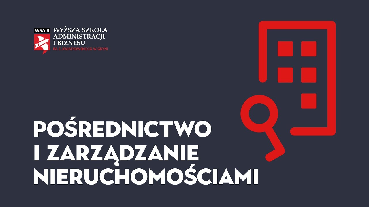 Studia podyplomowe: Pośrednictwo i zarządzanie nieruchomościami