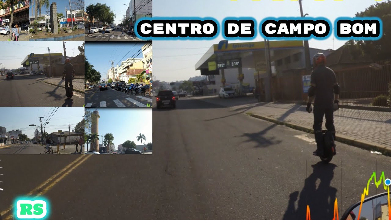 [Campo Bom RS] Mostrando um Pouquinho do Centro da Cidade【4K】&bull; GP 🏍