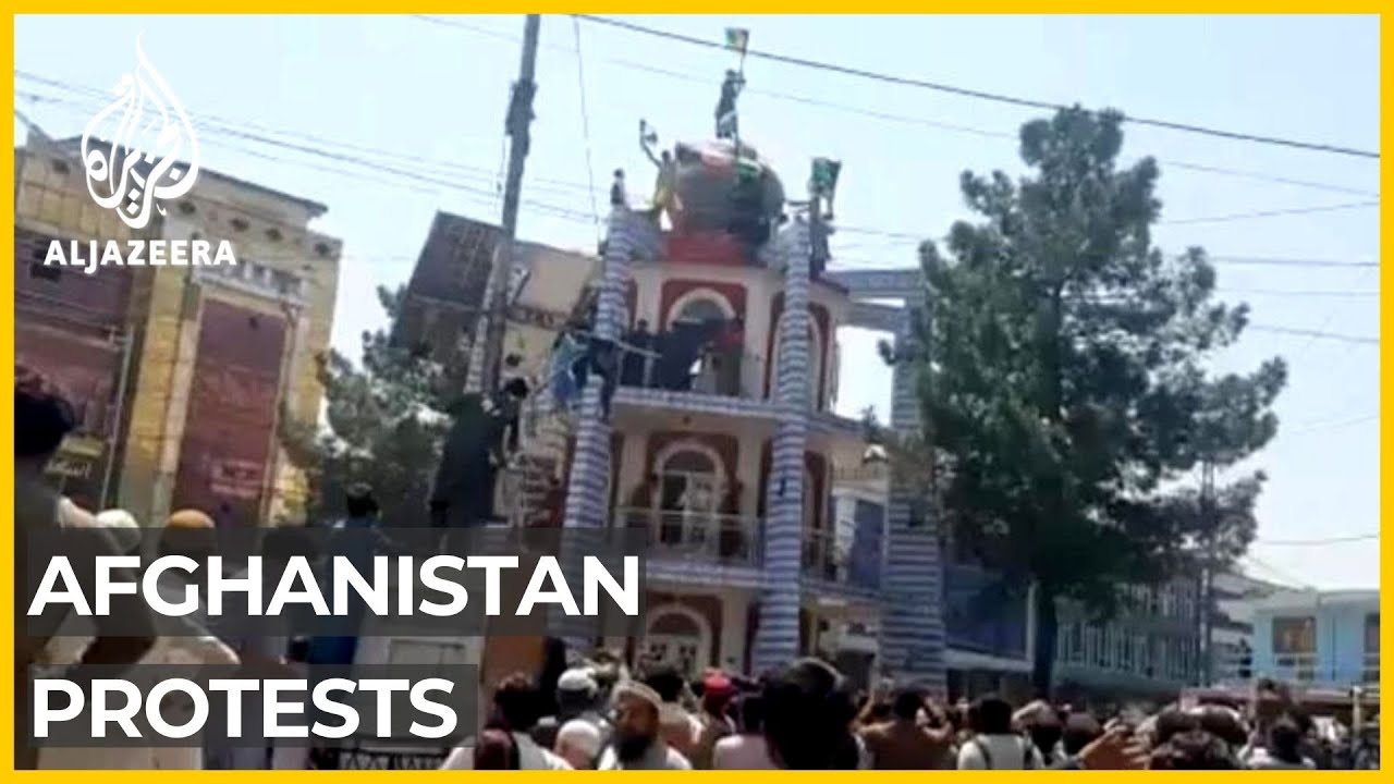 Anti-Taliban protests spread beyond Jalalabad over Afghan flag