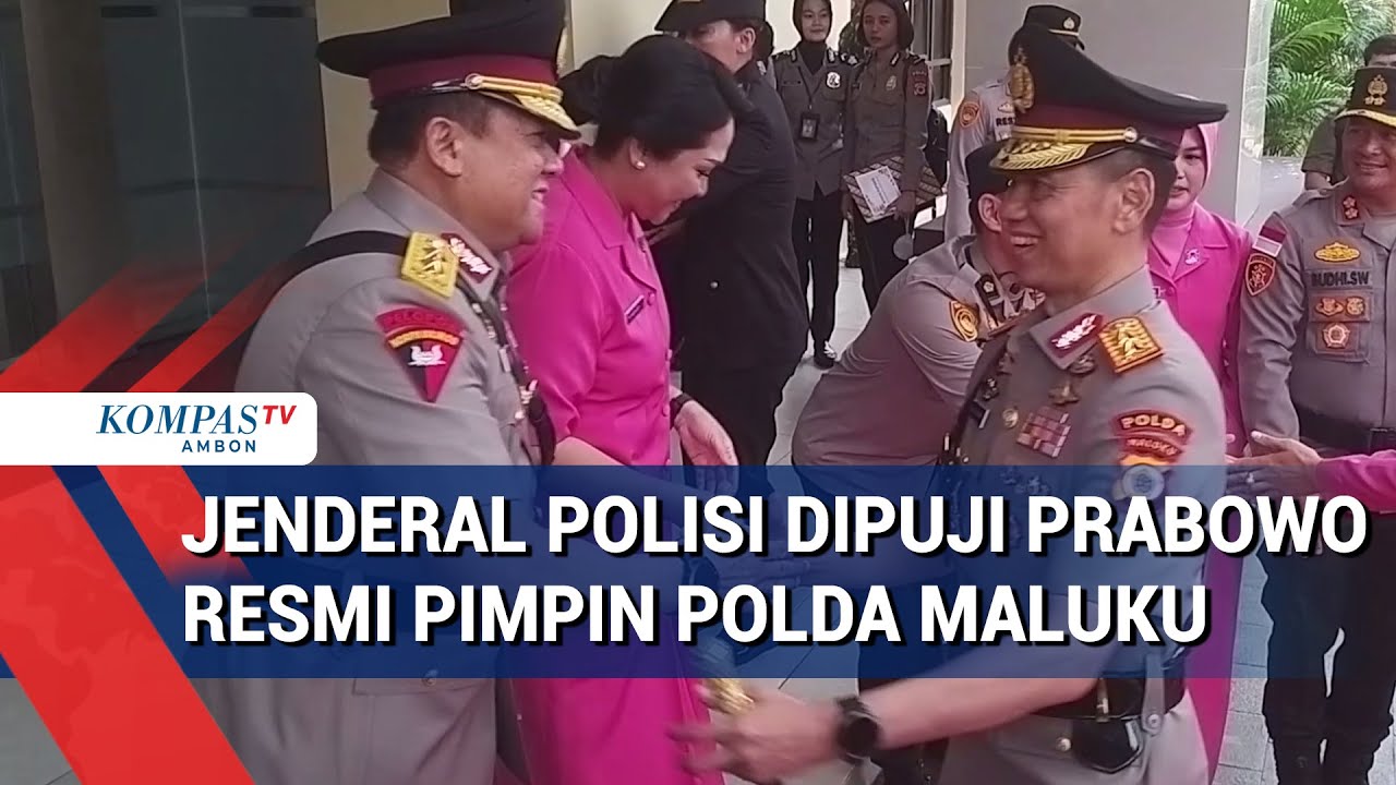 Jenderal Polisi Dipuji Prabowo Resmi Pimpin Polda Maluku