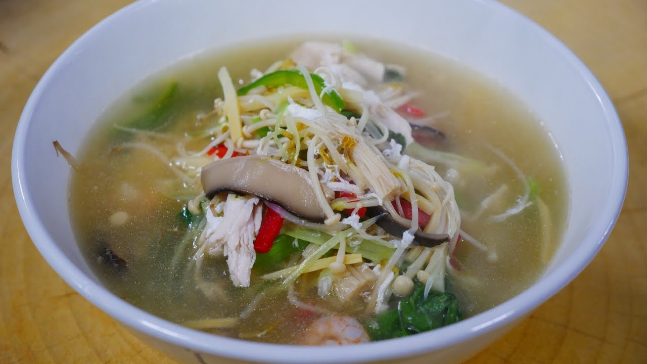 [4K] 중화요리 / 수비드 기스면sous vide Noodles in Chicken Broth