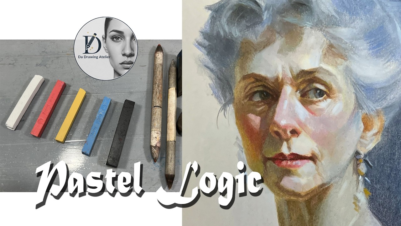 The Art of Aging Gracefully | Mastering White Hair & Elegant Textures in Pastel | 岁月的优雅