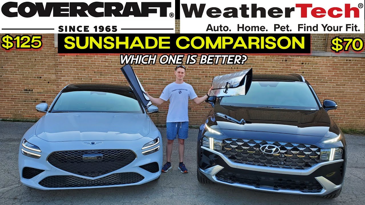 Сравнительный обзор солнцезащитных тентов WeatherTech и Covercraft. Какой из них выбрать?