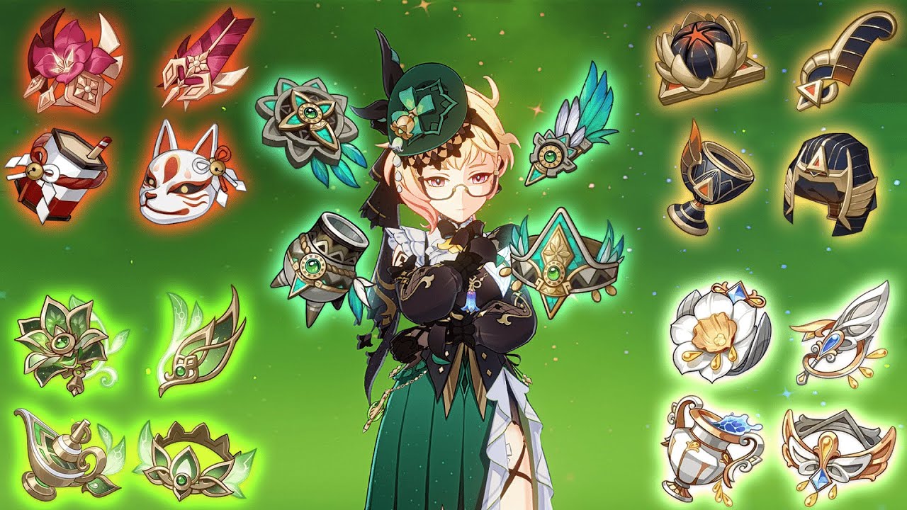 C0 Emilie Artifact Damage Comparison | Genshin Impact