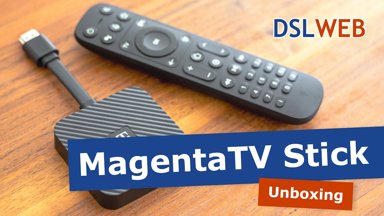 Magenta TV Stick Unboxing – Geräteansicht & Lieferumfang