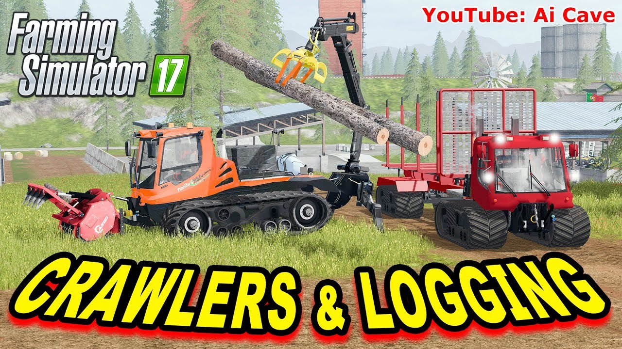 Farming Simulator 2017 Mods - Hauling Road Train & Easy Logs Load (No Auto-load)