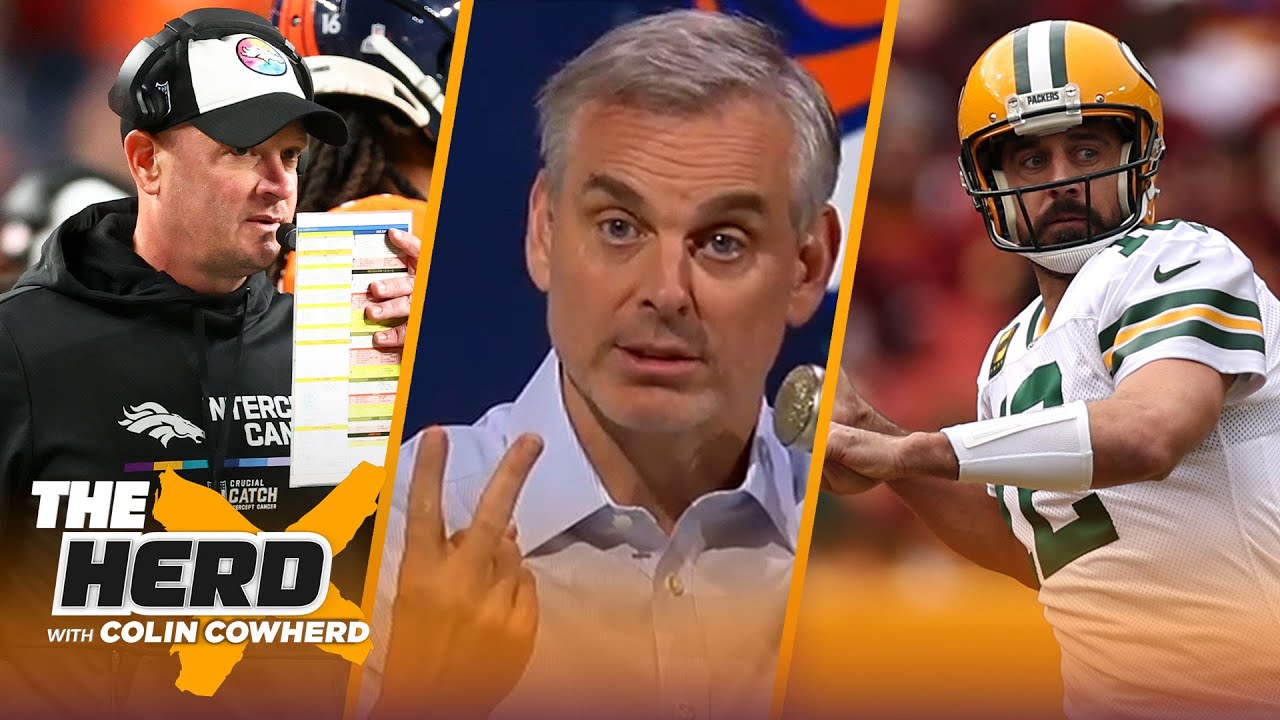 Aaron Rodgers calls out struggling Packers, Nathaniel Hackett's job 'on the line' | NFL | THE HERD