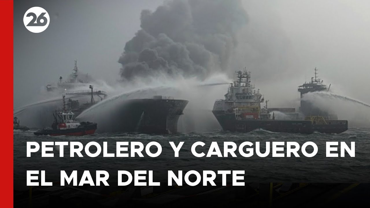 REINO UNIDO | CHOCAN un PETROLERO y un CARGUERO en el Mar del Norte