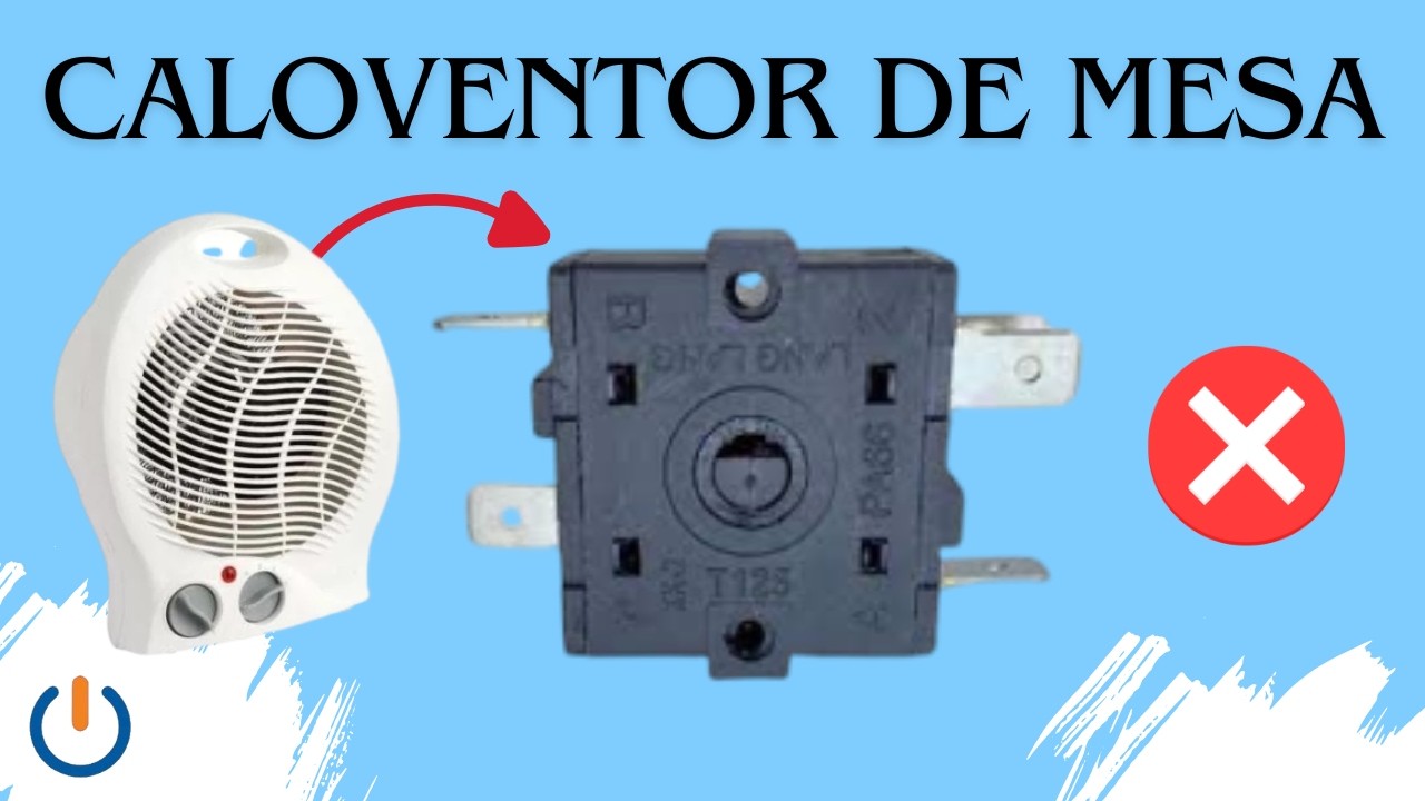 ¿Por qué mi caloventor no calienta? Reparación de Llave Selectora con Falso Contacto | DIY