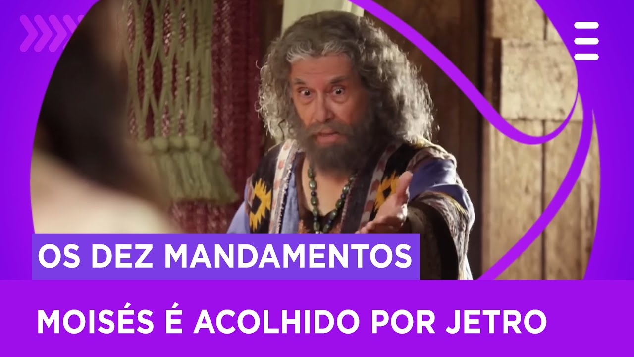 Moisés é acolhido por Jetro em sua casa | Os Dez Mandamentos