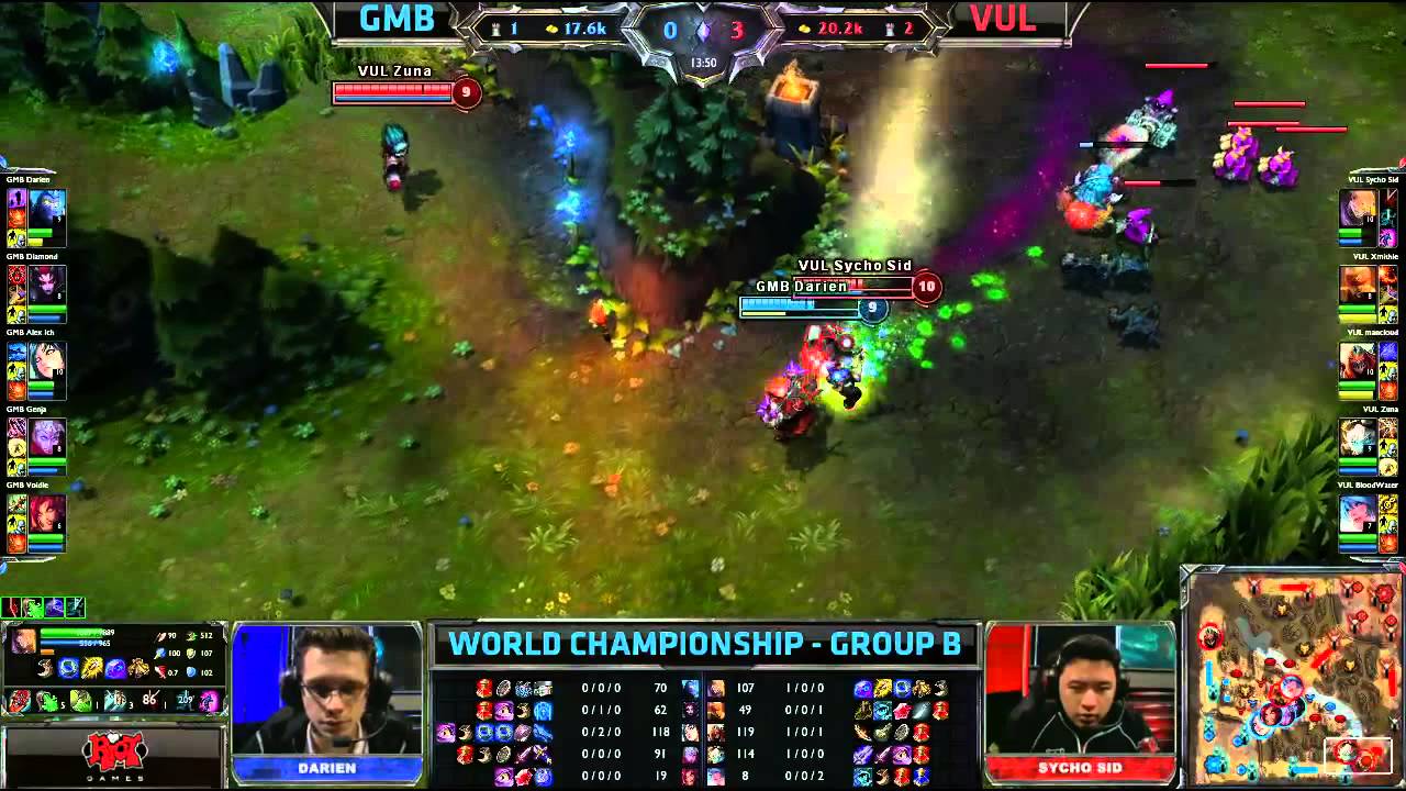 GMB vs VUL | Gambit vs Vulcun Worlds 2013 Day 6 Group B | Season 3 Championship S3 D6G4 VOD