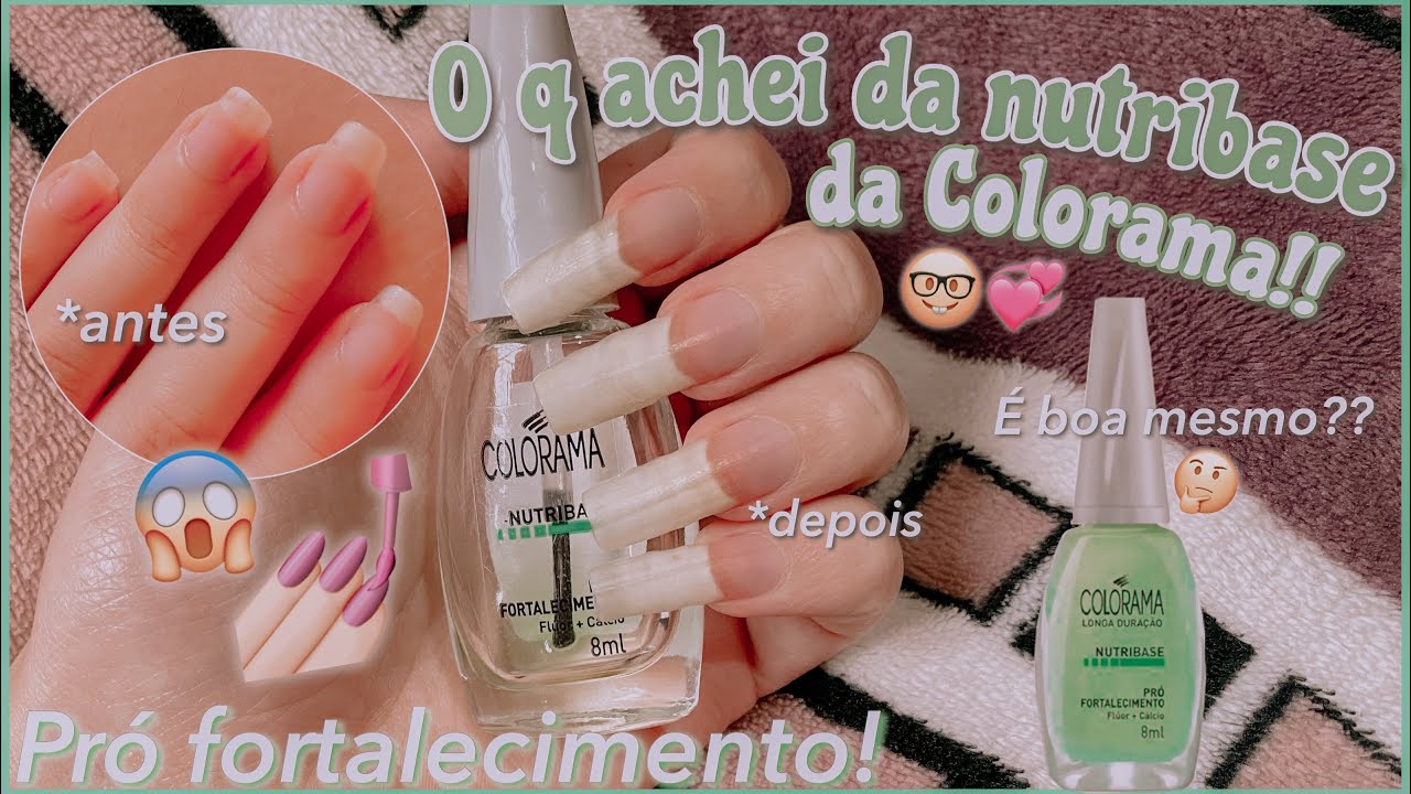 O QUE EU ACHEI DA NUTRIBASE DA COLORAMA!!💅🏻💓 *pró fortalecimento* |Iris Carvalho Costa