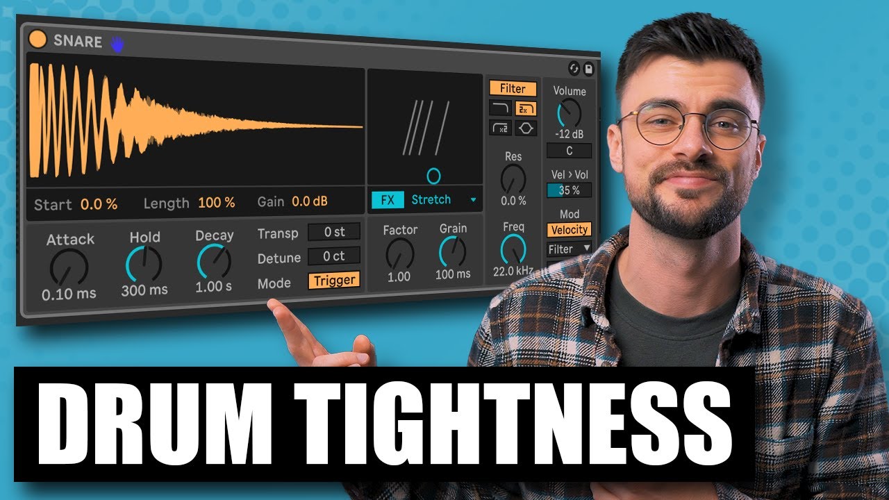 Tight Punchy Drums w/ Drum Sampler + Drum Rack (Ableton Live 12)